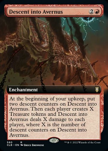 Descenso al Averno (ilustración ampliada) [Commander Legends: Battle for Baldur's Gate] 