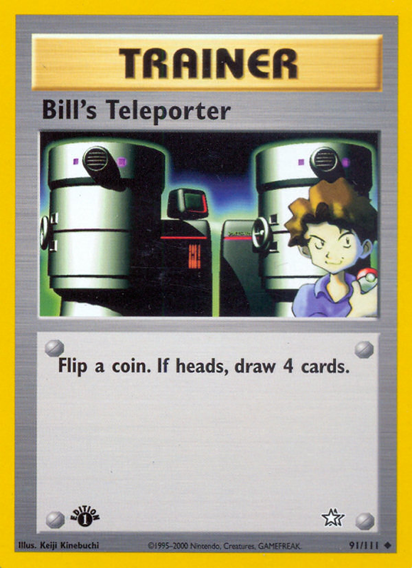 Teletransportador de Bill (91/111) [Neo Genesis 1.ª edición] 
