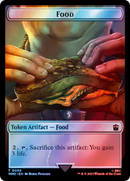 Alien Rhino // Food (0059) Double-Sided Token (Surge Foil) [Doctor Who Tokens]-2