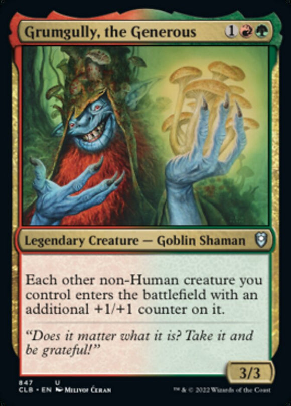 Grumgully, el Generoso [Commander Legends: La Batalla de Baldur's Gate] 
