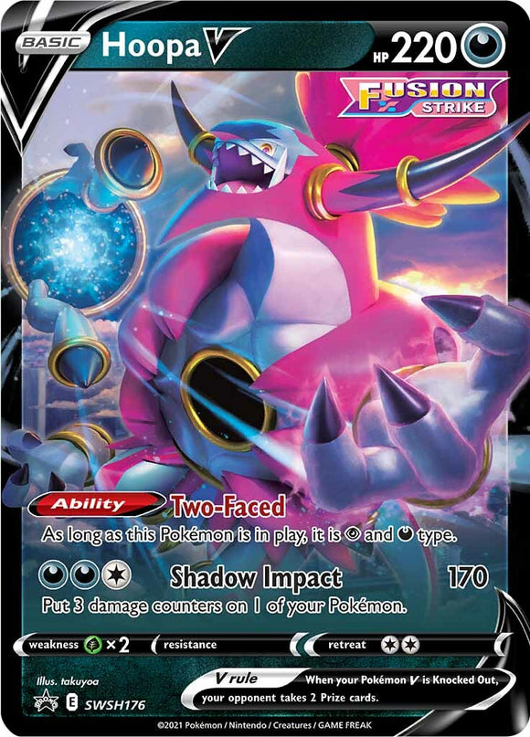 Hoopa V (SWSH176) (Tarjeta gigante) [Sword &amp; Shield: Black Star Promos] 