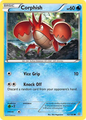 Corphish (42/160) [XY: Choque primigenio] 