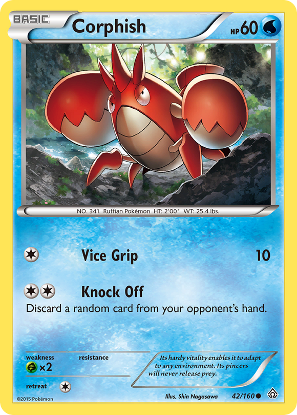 Corphish (42/160) [XY: Choque primigenio] 
