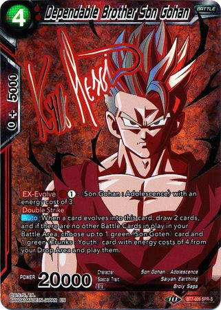 El confiable hermano Son Gohan (firma SPR) (BT7-006) [El asalto de los Saiyans] 