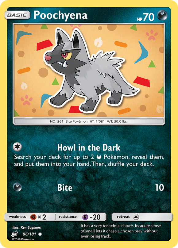 Poochyena (86/181) [Sol y Luna: Trabajo en equipo] 