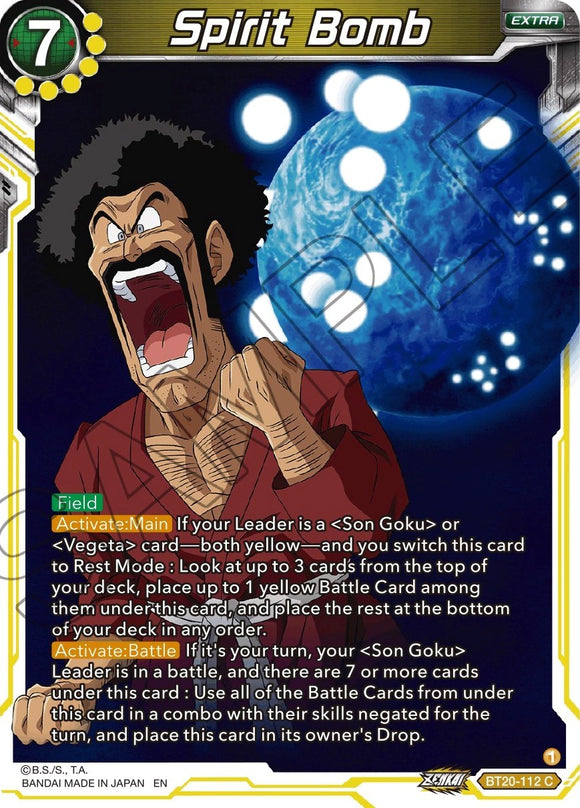Bomba espiritual (BT20-112) [Poder absorbido] 