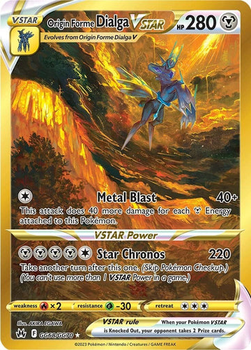 Forma de origen Dialga VSTAR (GG68/GG70) (Secreto) [Espada y escudo: Crown Zenith] 