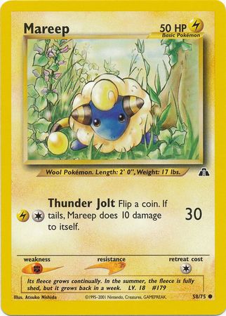 Mareep (58/75) [Descubrimiento Neo ilimitado] 