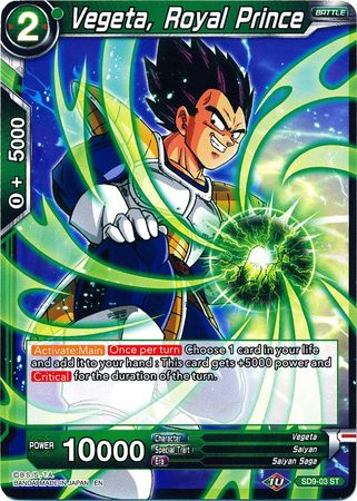 Vegeta, Príncipe Real (SD9-03) [El asalto de los Saiyans] 