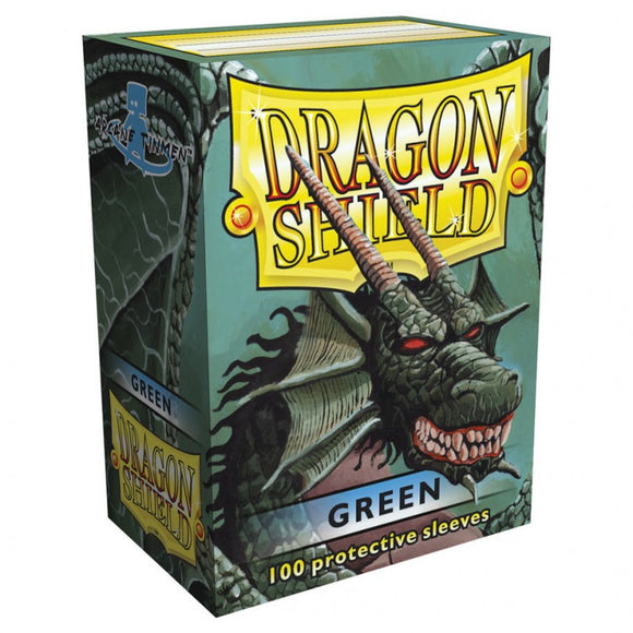 Dragon Shield: Fundas estándar de 100 ct - Clásicas (Verde 'Verdante') 