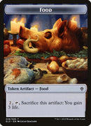 Mouse // Food (18) Double-Sided Token [Throne of Eldraine Tokens]-2