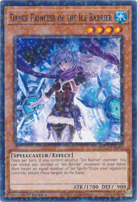 Princesa de la danza de la barrera de hielo (Terminal de duelo) [HAC1-EN050] Común 