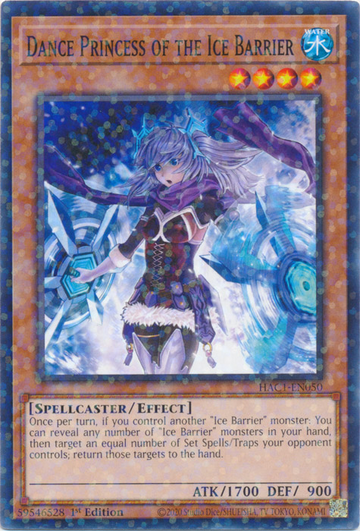 Princesa de la danza de la barrera de hielo (Terminal de duelo) [HAC1-EN050] Común 