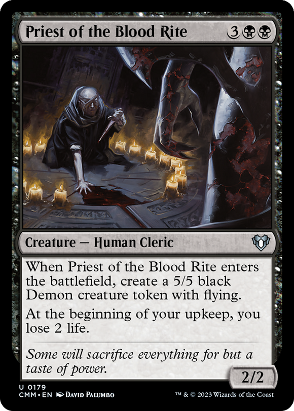 Sacerdote del Rito de Sangre [Comandante Masters] 