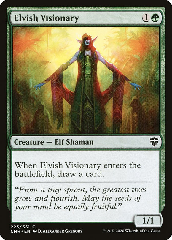 Visionario élfico [Commander Legends] 