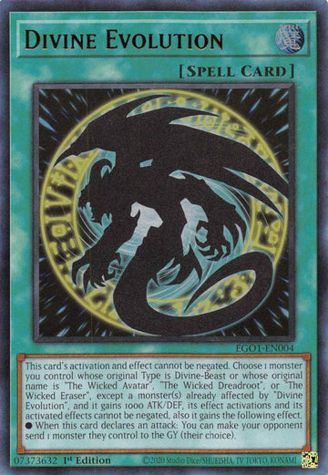 Evolución divina [EGO1-EN004] Ultra rara 
