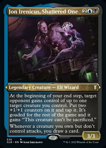 Jon Irenicus, el Destrozado (grabado en lámina) [Commander Legends: Battle for Baldur's Gate] 