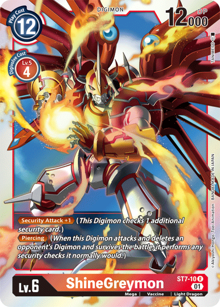 ShineGreymon [ST7-10] [Mazo inicial: Gallantmon] 