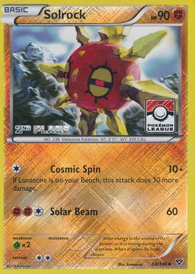 Solrock (64/146) (2.º puesto en la promoción de desafío de liga) [XY: conjunto básico] 