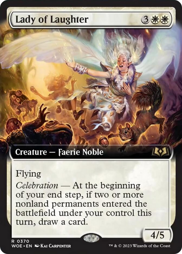Dama de la Risa (Ilustración extendida) [Wilds of Eldraine] 