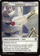 Contract // Copy Double-Sided Token [Secrets of Strixhaven Commander Tokens]-1