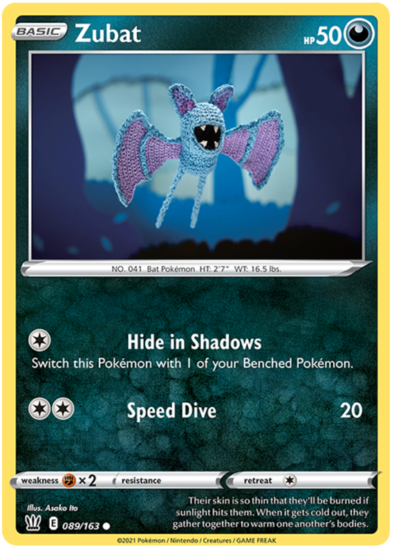 Zubat (089/163) [Espada y escudo: estilos de batalla] 
