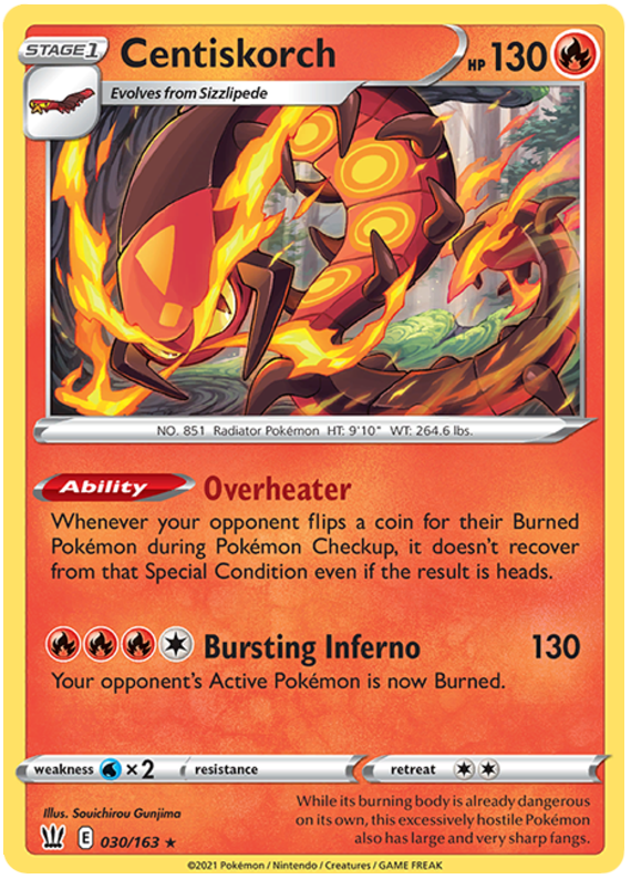 Centiskorch (030/163) [Espada y escudo: estilos de batalla] 