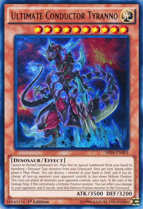 Conductor definitivo Tyranno [SR04-EN001] Ultra raro 