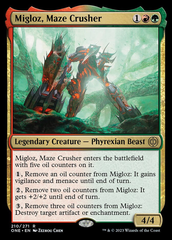 Migloz, el triturador de laberintos [Phyrexia: Todos serán uno] 