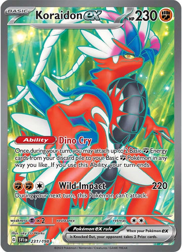 Koraidon ex (231/198) [Scarlet &amp; Violet: Conjunto básico] 