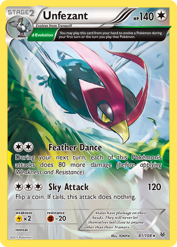 Unfezant (81/108) [XY: Cielos rugientes] 