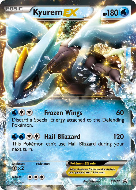 Kyurem EX (BW37) [Blanco y negro: promociones de Black Star] 