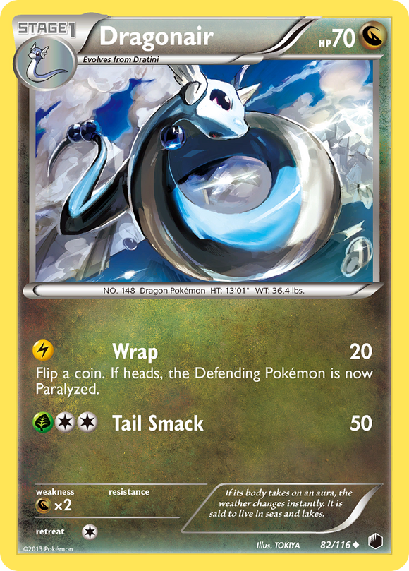 Dragonair (82/116) [Blanco y negro: congelamiento de plasma] 