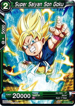 Super Saiyan Son Goku (Verde) (BT5-056) [Renacimiento milagroso] 