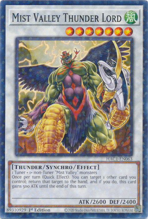 Señor del Trueno del Valle Brumoso (Terminal de Duelo) [HAC1-EN063] Común 