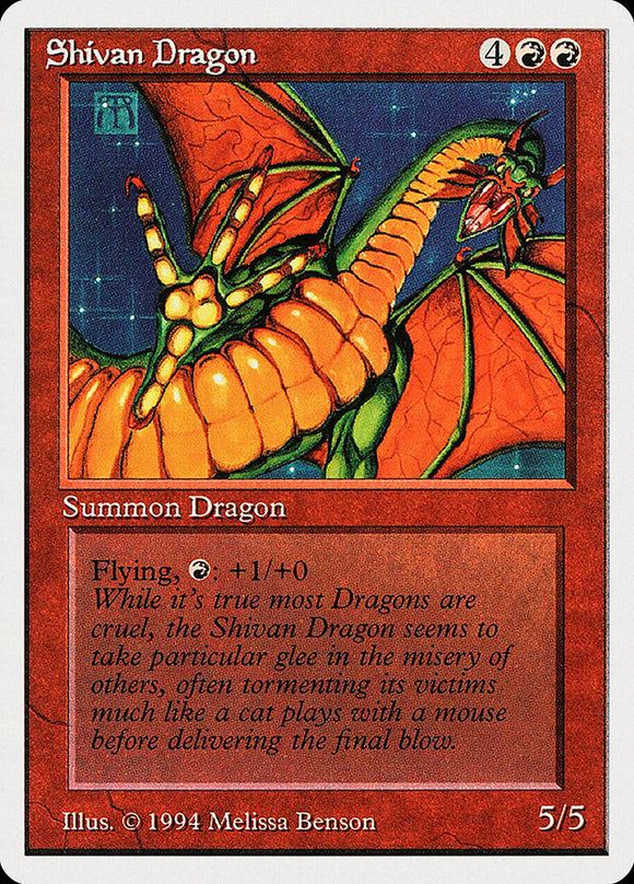 Dragón Shivan [Magia de verano / Edgar] 