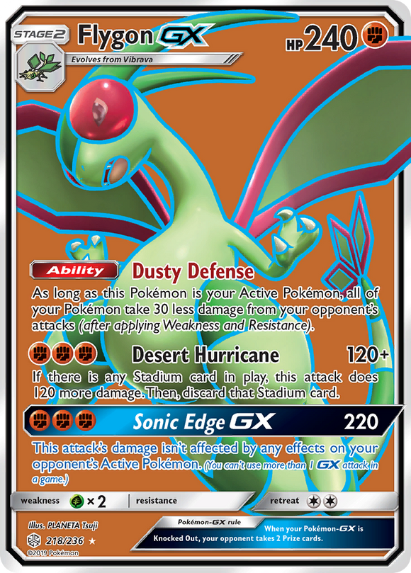 Flygon GX (218/236) [Sol y Luna: Eclipse Cósmico] 