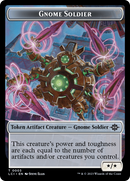 Gnome // Gnome Soldier Double-Sided Token [The Lost Caverns of Ixalan Tokens]-2