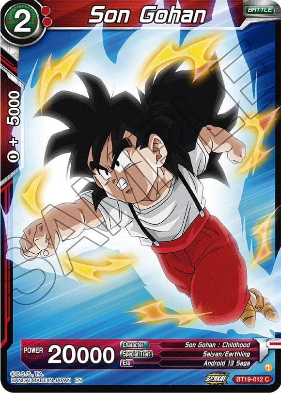 Son Gohan (BT19-012) [Ambición del luchador] 