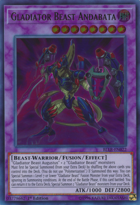 Bestia Gladiador Andabata [BLLR-EN022] Ultra Raro 