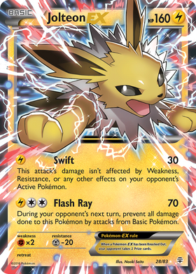 Jolteon EX (28/83) [XY: Generaciones] 