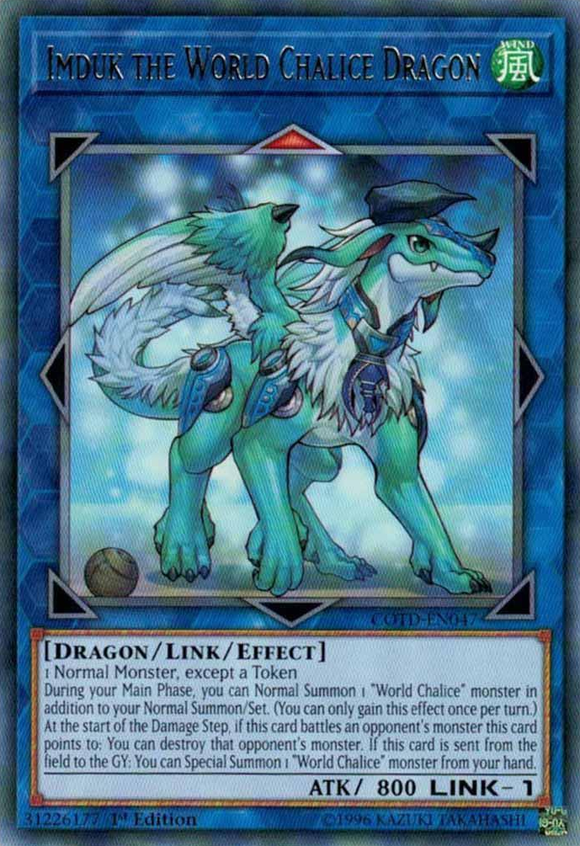 Imduk, el dragón del cáliz mundial [COTD-EN047] Raro 