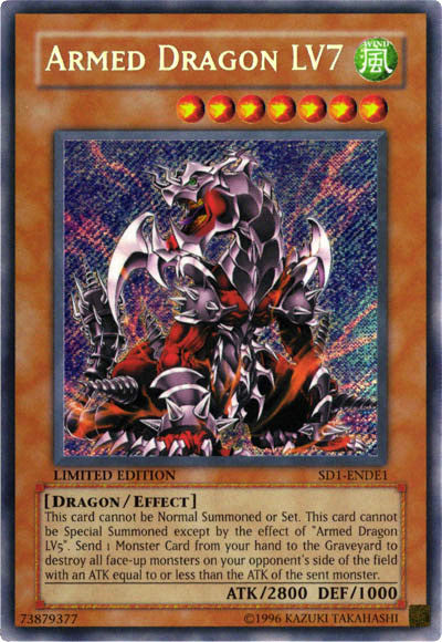 Dragón armado nivel 7 [SD1-ENDE1] Raro secreto 