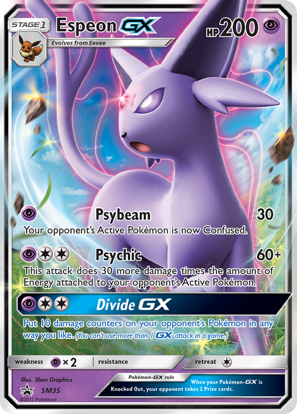 Espeon GX (SM35) [Sun &amp; Moon: promociones de Black Star] 