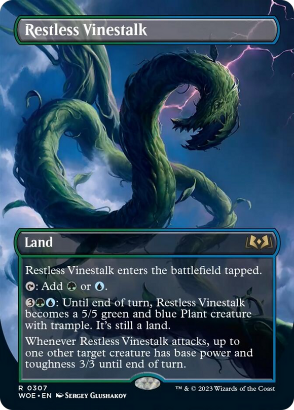 Tallo de vid inquieto (sin fronteras) [Wilds of Eldraine] 