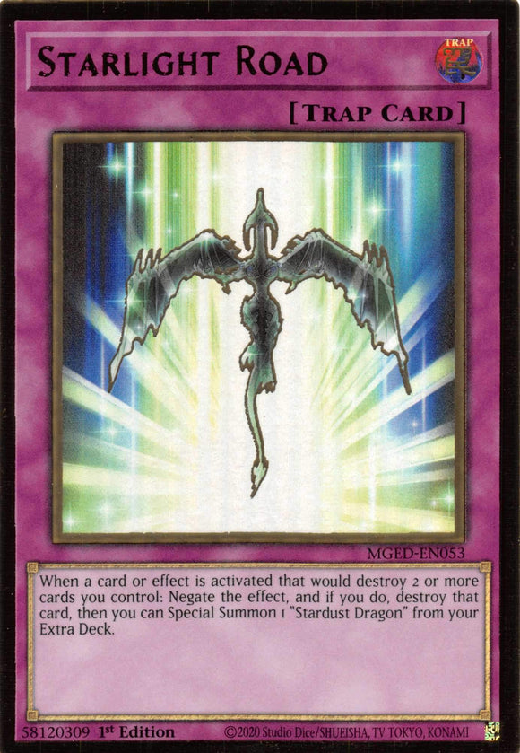 Camino de la luz de las estrellas [MGED-EN053] Oro raro 