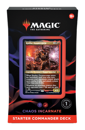Baraja inicial de Commander (Caos encarnado) 
