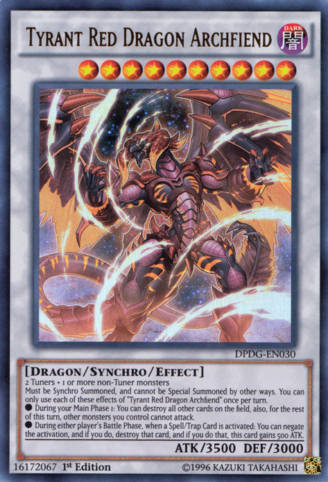 Dragón Rojo Tirano Archidemonio [DPDG-EN030] Ultra Raro 