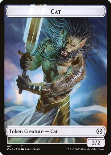 Cat Token [Phyrexia: All Will Be One Tokens] - 0