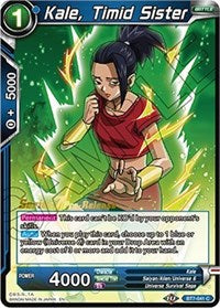 Kale, hermana tímida (BT7-041_PR) [Promociones previas al lanzamiento de Asalto de los Saiyans] 